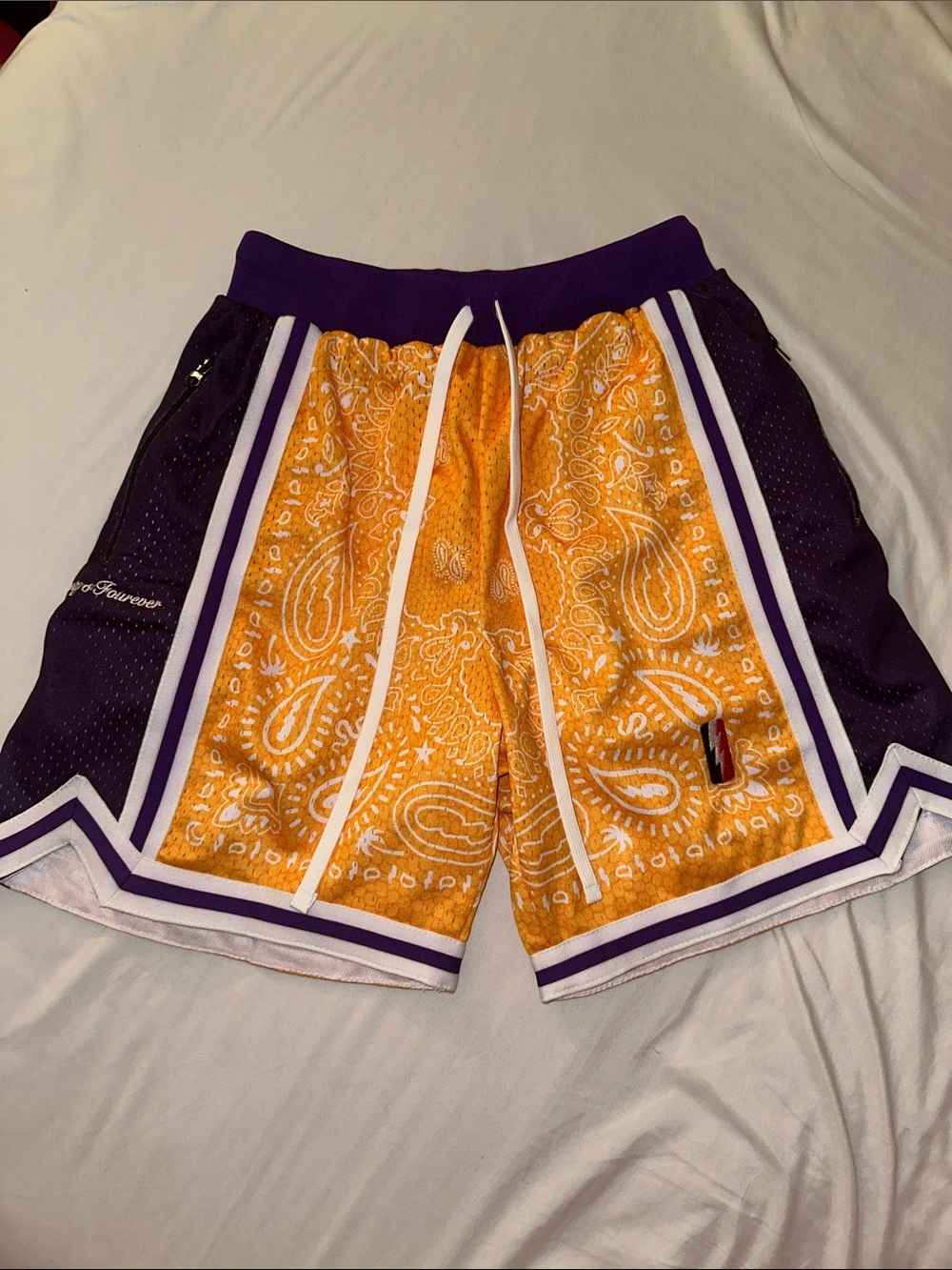 Collect and Select Yellow Mamba Swingman shorts
